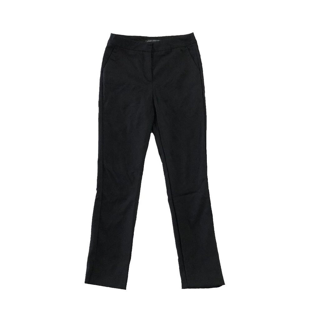 Zara Pants Womens Size 4 Black Slash Pockets Business Work Formal Slacks